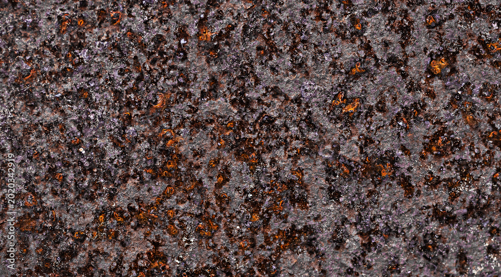 Φωτογραφία Rust metal texture background with dark industrial corrosion surface for grunge