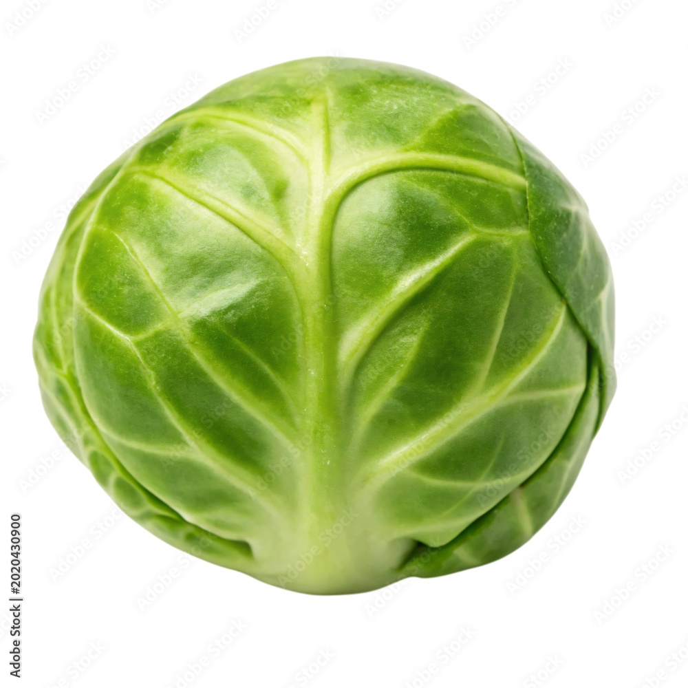 Fototapeta premium Fresh green Brussels sprouts for healthy eating and cooking