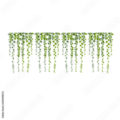 Spring flower garland 