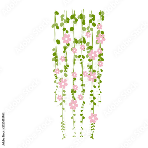 Spring flower garland 