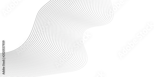 Abstract white wave pattern, wavy lines background, minimalist design element, vector graphic