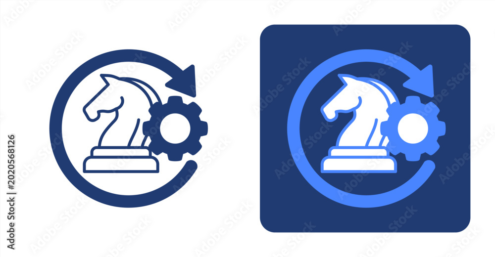 Φωτογραφία Recovery Strategy icon, with contrast background.