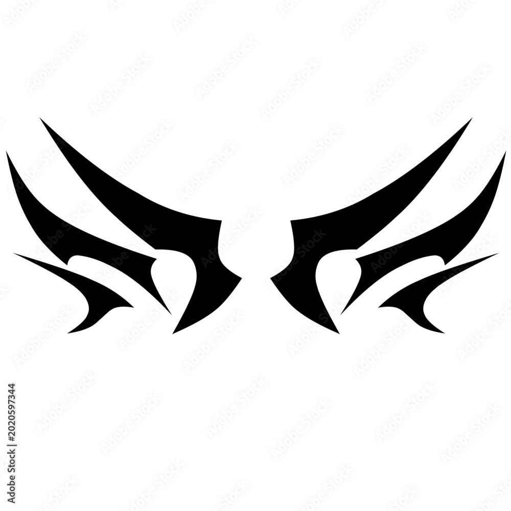 Foto Metalcore ornament silhouette