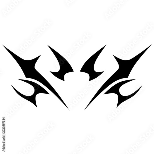 Slika na platnu Metalcore decorative silhouette
