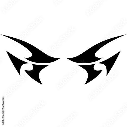 Foto Metalcore decorative silhouette