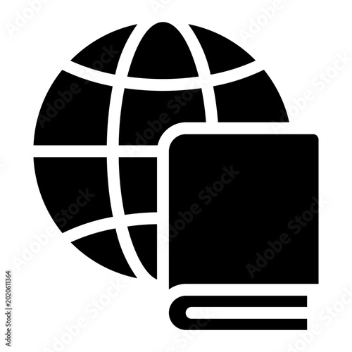 distance learning line icon