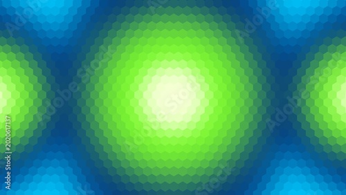 Fotografija background design with light blue, blue, and light green gradient hexagon pattern surface