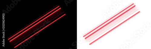ed Neon Light Streaks Glowing Laser Lines Speed Motion Abstract Overlay Effect