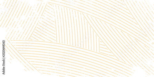 Yellow instant noodles, pasta, and spaghetti textures with geometric wavy lines. Ramen and pasta vector patterns.