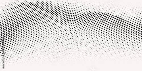 Black hexagon gradient texture. Fading honeycomb pattern background. Geometric hexagonal halftone tech overlay backdrop. Abstract grunge halfton wallpaper. Vector retro technology dot texure