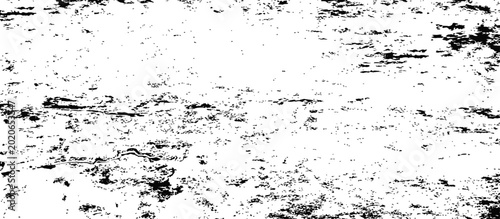 Foto Distressed Black and White Grunge Texture Overlay Vector Background