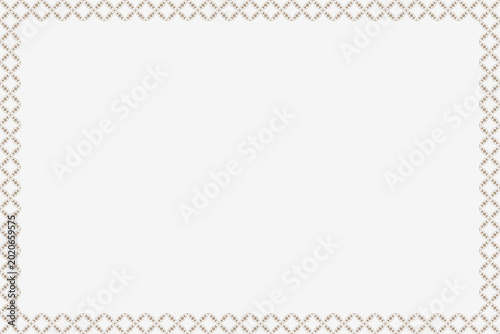 Simple flat floral frame background with copy space.