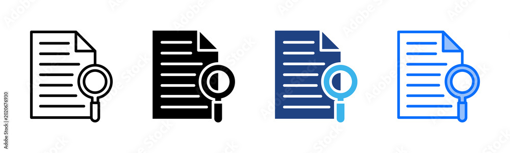 Fotografie Transparency icon set multiple style collection