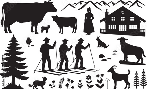 Photos Silhouettes suisses