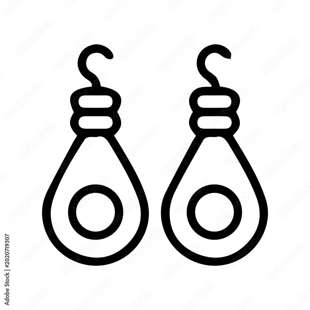 Fotografie Fashionable Drop Earrings
