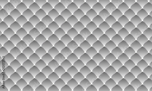  Gray square gradient tile pattern background. Simple futuristic geometric texture background with copy space. Use for cover template, poster, web banner.