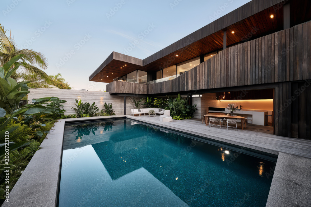 Fototapeta premium Side of swimming pool