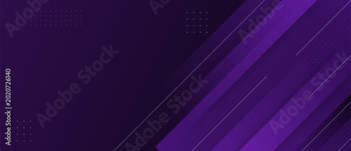 Foto Modern abstract purple geometric diagonal stripes background with subtle dot pat