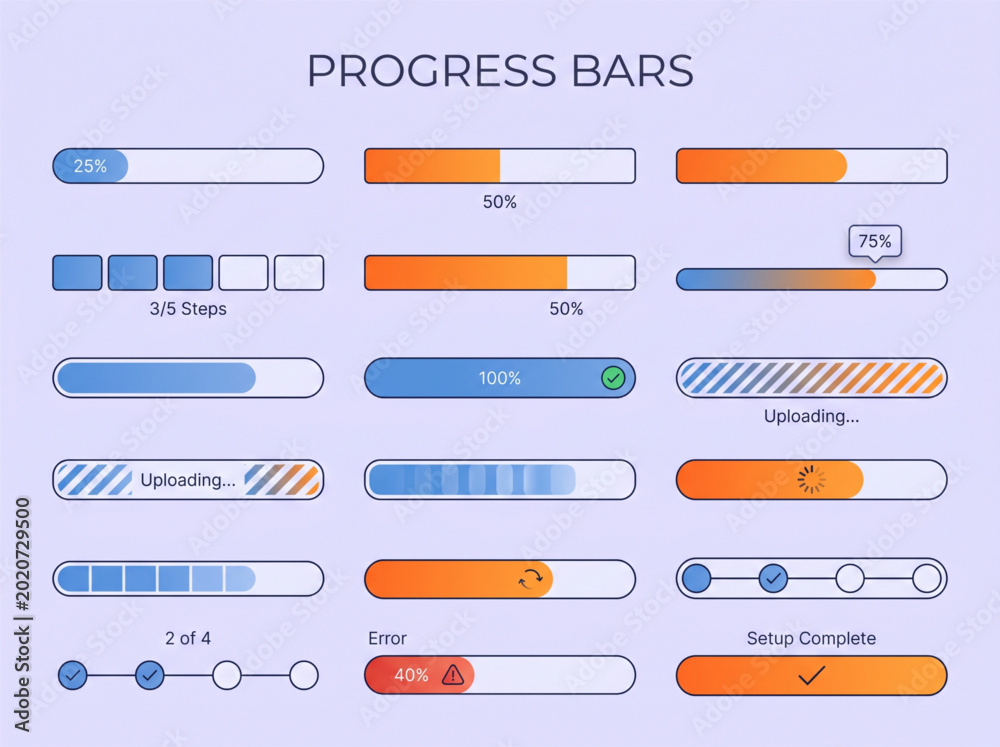 Foto Progress bar design