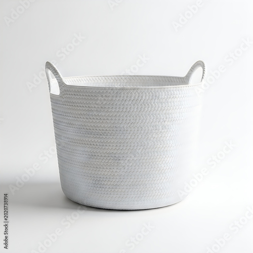 Empty metal measuring cup with handle