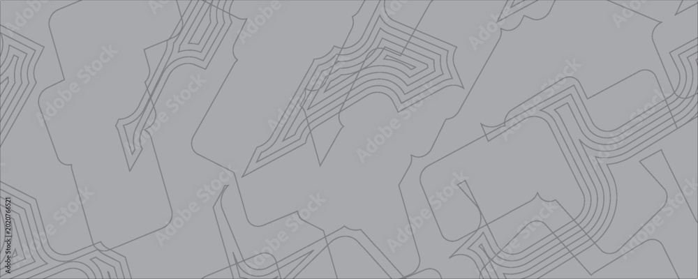 Foto Abstract Black Line Geometric PatternPrint
