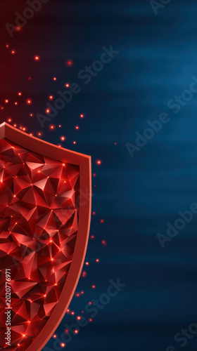 Cyber security shield network protection firewall encryption