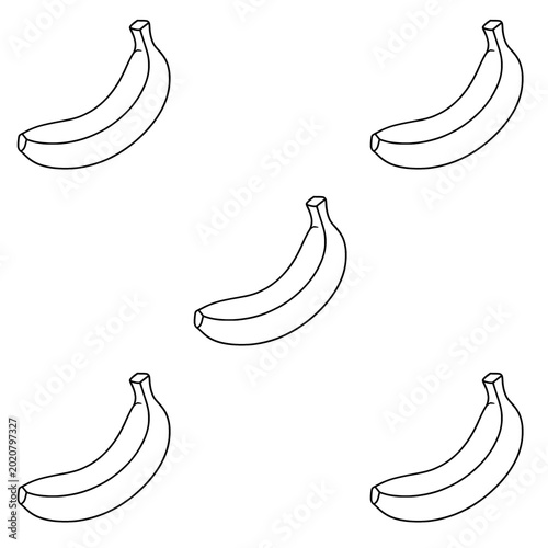 banana seamless pattern