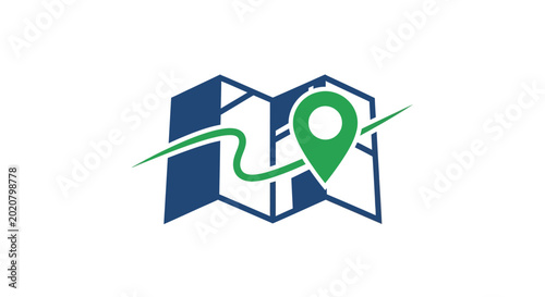 Photos Navigation Map Location Pin Icon.