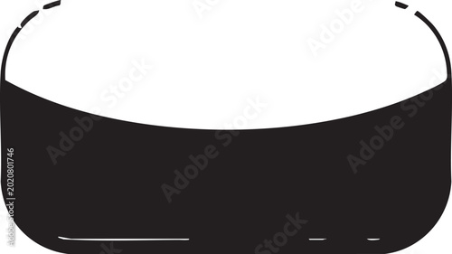 Foto Black visor, sun visor, black hat, vector visor
