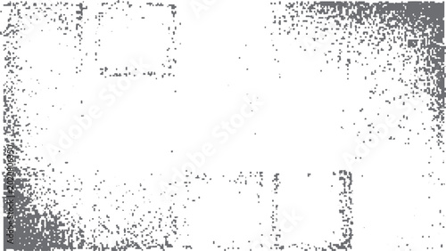 Foto Distressed Urban Halftone Texture with Subtle Grunge Effect Abstract Black Illus