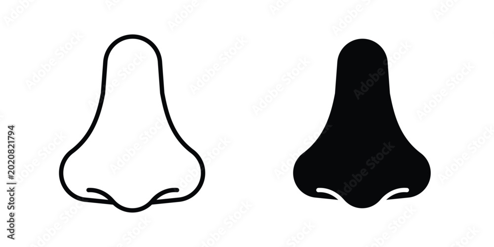 Foto Nose icon simple element illustration pack