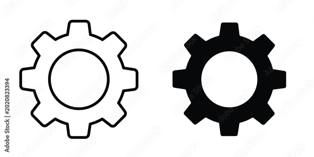 Φωτογραφία Settings icon simple element illustration pack