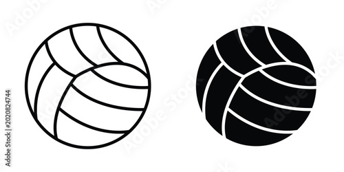 Obraz na płótnie Volley ball icon simple element illustration pack