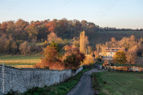 Autumn colours in castle park - Grignon - Plaisir - Yvelines - Ile-de-France - France