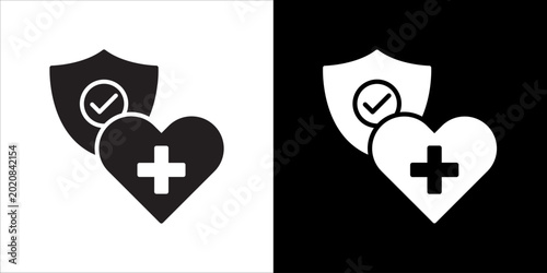 Photography Prophylaxis Icon Sheet Black And White
