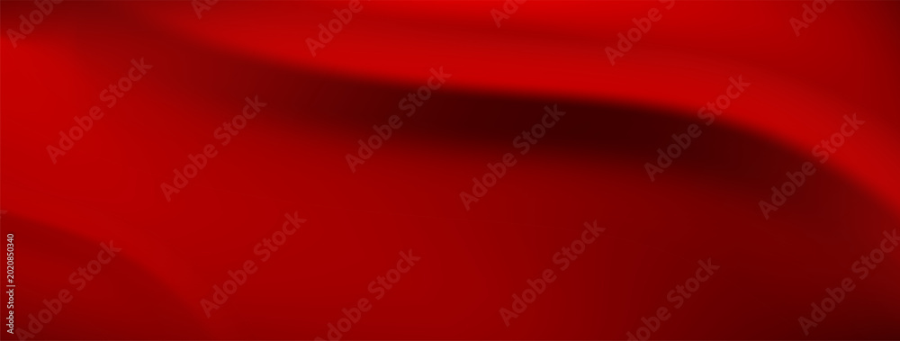 Картината върху платно Red silk gradient background