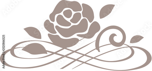 Fotografija Decorative floral element
