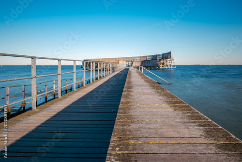 Kastrup Sea Bath (Kastrup Sobad) Wooden Pier, The Snail, Architecture, Copenhagen, Coastal