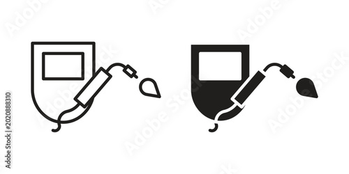 Bilde på lerret Welding icon collection. Vector icon illustrated