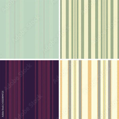 Fotografia Striped pattern collection for digital winter products