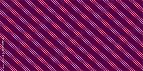 abstract simple diagonal pink line pattern design on purple can be used background, banner.eps 1o
