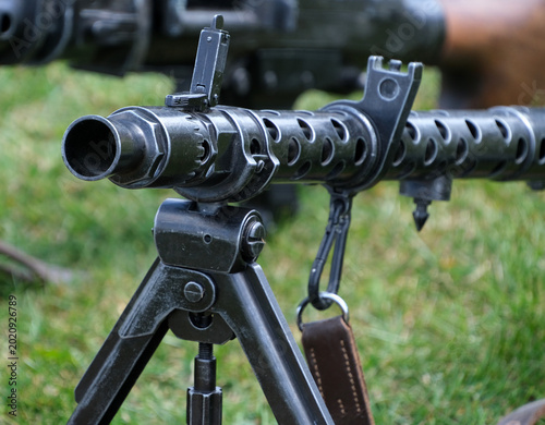 MG34. German second world war medium general purpose machine gun.