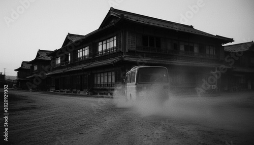 Black and white images for ghost stories and horror