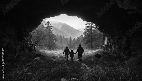Black and white images for ghost stories and horror