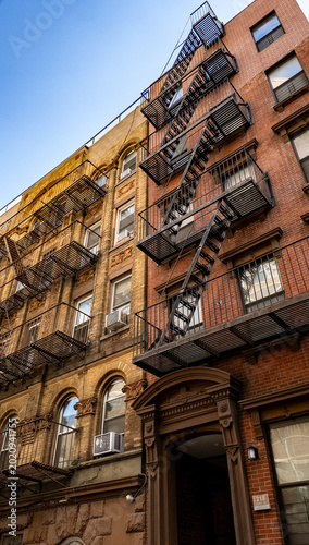 A typical view of New York City old building