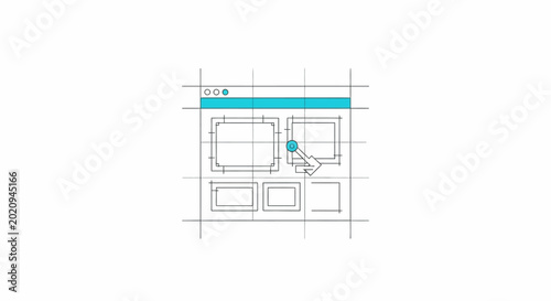 Photos Technical drawing of a blueprint.