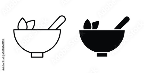 Herbal medicine icon for ui and web, Vector pictogram