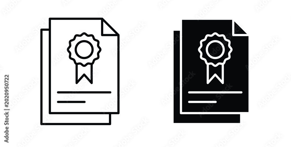 Fotografie Patented icon for ui and web, Vector pictogram