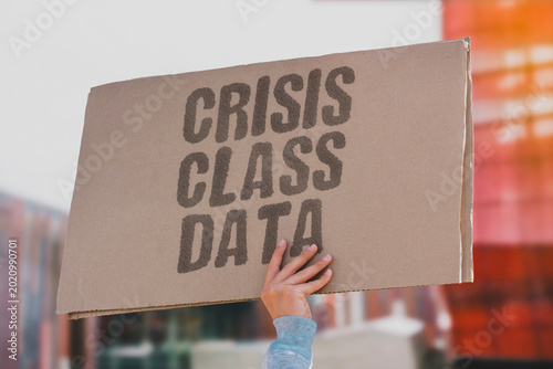 Canvas Print "Crisis Class Data" Crisis compliance and data harvesting jointly produce obedient populations