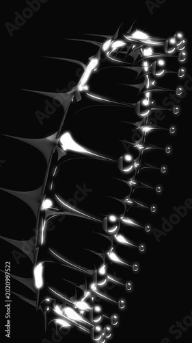 Silver crown with sharp points and reflective surfaces floating in a dark minimalist setting for high-end vertical displays